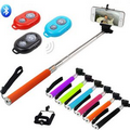 Selfie Stick With Bluetooth Controller